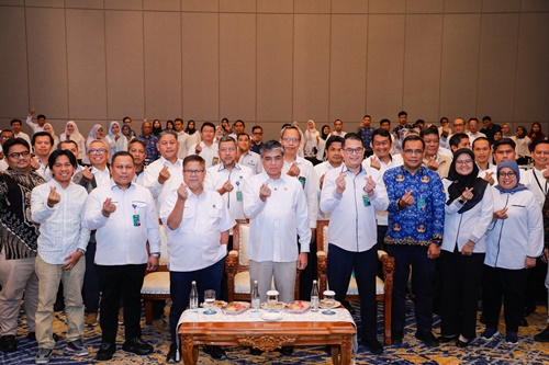 Menaker Yassierli saat membuka kegiatan Strategi dan Kick-Off Transformasi BPVP di Bekasi, Jawa Barat, Rabu, 17 Juni 2026.