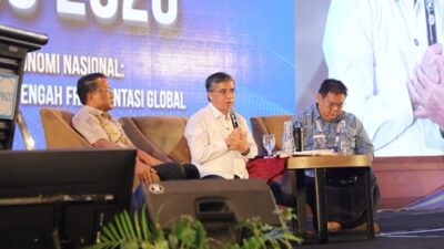 Menteri Ketenagakerjaan (Menaker) Yassierli dalam sesi dialog Rapat Kerja Koordinator Nasional (Rakerkornas) XXXV Asosiasi Pengusaha Indonesia (APINDO) 2026 di Makassar, Sulawesi Selatan, Selasa, 4 Agustus 2026. Foto Istimewa.