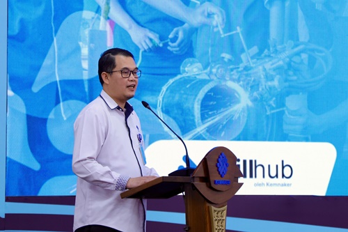 Direktur Jenderal Pembinaan Pelatihan Vokasi dan Produktivitas (Binalavotas) Kemnaker, Darmawansyah.