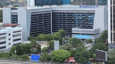 Gedung Kementerian Ketenagakerjaan (Kemnaker).