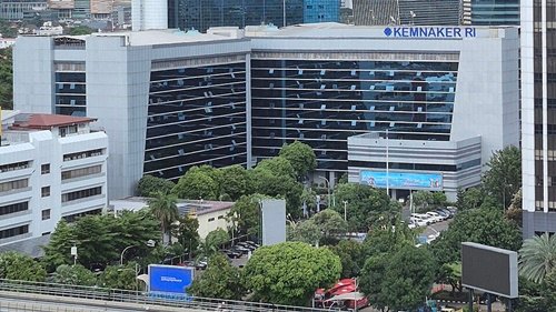 Gedung Kementerian Ketenagakerjaan (Kemnaker).